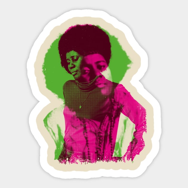 Alice Coltrane Sticker by HAPPY TRIP PRESS